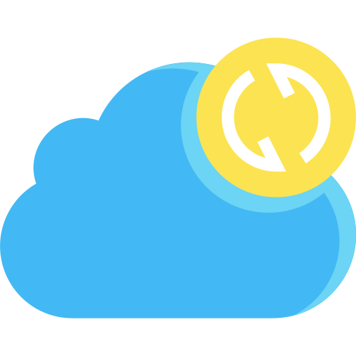 Icono de flechas de sincronización para actualizaciones automáticas